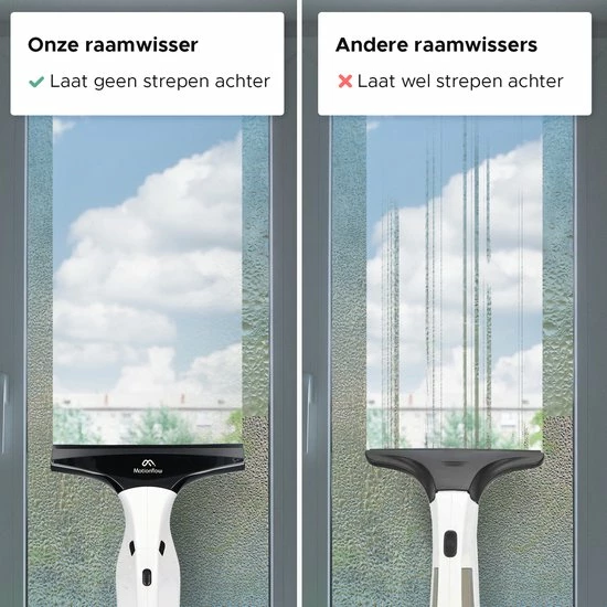 Motionflow Vacuüm Raamwisser - Elektrische Ruitenreiniger Met Inwasser - Oplaadbaar 9 Motionflow Vacuüm Raamwisser - Elektrische Ruitenreiniger Met Inwasser - Oplaadbaar - Afbeelding 9