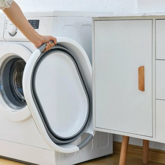 Merkloos Multifunctionele Opvouwbaar Wasmand Siliconen - Ruimtebesparende Wasemmer - 25 Liter 5 Merkloos Multifunctionele Opvouwbaar Wasmand Siliconen - Ruimtebesparende Wasemmer - 25 Liter - Afbeelding 5