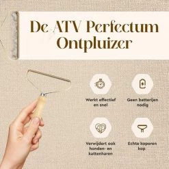 ATV PERFECTUM Super Ontpluizer 3.0 - Pluizenverwijderaar - Verwijdert Dierenhaar -SolisVac Plus Shop 550x550 1146