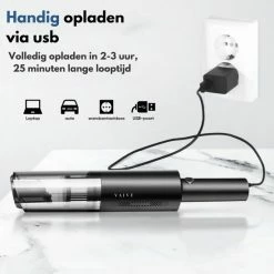 VAIVE Kruimelzuiger Snoerloos - Incl. Opzetstukken - Modern - Handstofzuiger 9 VAIVE Kruimelzuiger Snoerloos - Incl. Opzetstukken - Modern - Handstofzuiger -SolisVac Plus Shop 550x550 1163