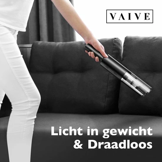 VAIVE Kruimelzuiger Snoerloos - Incl. Opzetstukken - Modern - Handstofzuiger 5 VAIVE Kruimelzuiger Snoerloos - Incl. Opzetstukken - Modern - Handstofzuiger - Afbeelding 5