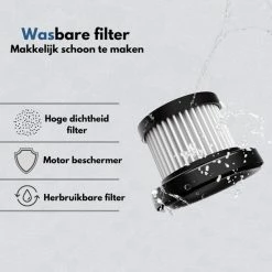 VAIVE Kruimelzuiger Snoerloos - Incl. Opzetstukken - Modern - Handstofzuiger 12 VAIVE Kruimelzuiger Snoerloos - Incl. Opzetstukken - Modern - Handstofzuiger -SolisVac Plus Shop 550x550 1165