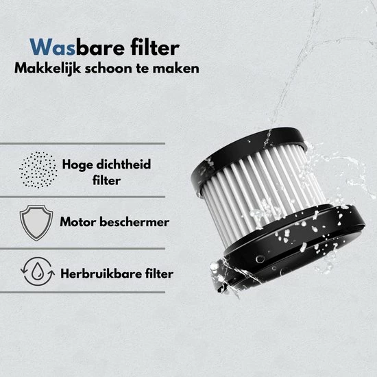 VAIVE Kruimelzuiger Snoerloos - Incl. Opzetstukken - Modern - Handstofzuiger 6 VAIVE Kruimelzuiger Snoerloos - Incl. Opzetstukken - Modern - Handstofzuiger - Afbeelding 6