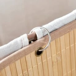 Merkloos Bamboe Wasmand Met Deksel, Katoenen Zak En Handvaten - 72L - Natuurlijk Bruin 11 Merkloos Bamboe Wasmand Met Deksel, Katoenen Zak En Handvaten - 72L - Natuurlijk Bruin -SolisVac Plus Shop 550x550 1176