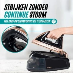 RYER Stoomstrijkijzer Met Stoomgenerator - Iron - Keramische Zoolplaat 16 RYER Stoomstrijkijzer Met Stoomgenerator - Iron - Keramische Zoolplaat -SolisVac Plus Shop 550x550 1189