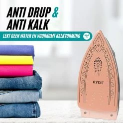 RYER Stoomstrijkijzer Met Stoomgenerator - Iron - Keramische Zoolplaat 17 RYER Stoomstrijkijzer Met Stoomgenerator - Iron - Keramische Zoolplaat -SolisVac Plus Shop 550x550 1190
