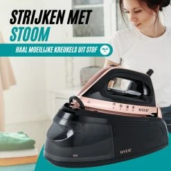 RYER Stoomstrijkijzer Met Stoomgenerator - Iron - Keramische Zoolplaat 19 RYER Stoomstrijkijzer Met Stoomgenerator - Iron - Keramische Zoolplaat -SolisVac Plus Shop 550x550 1192