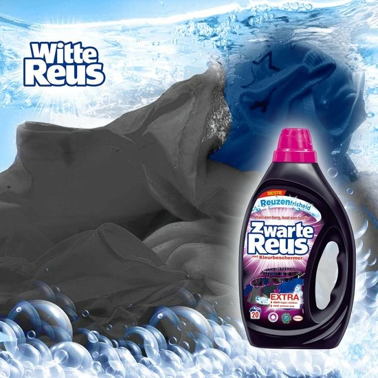 Zwarte Reus Gel Vloeibaar Wasmiddel - Witte Reus - Zwarte Was - Voordeelverpakking - 120 Wasbeurten 6 Zwarte Reus Gel Vloeibaar Wasmiddel - Witte Reus - Zwarte Was - Voordeelverpakking - 120 Wasbeurten - Afbeelding 6