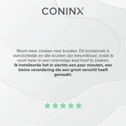 Copa Design Coninx Kruidenrek KR3000 - Ophangbaar - 32 Kruidenpotjes - 4 Laags -SolisVac Plus Shop 550x550 1216