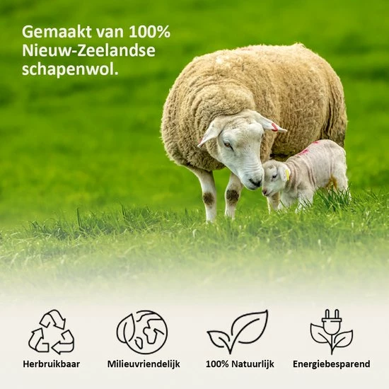 Droger Ballen Wol - Wasdroger Herbruikbare Wollen Droger Ballen - Droogballen Voor Snellere Droogtijd- Set 6 Stuks - Swilix 4 Droger Ballen Wol - Wasdroger Herbruikbare Wollen Droger Ballen - Droogballen Voor Snellere Droogtijd- Set 6 Stuks - Swilix - Afbeelding 4