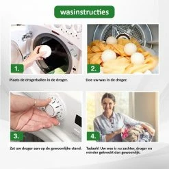 Droger Ballen Wol - Wasdroger Herbruikbare Wollen Droger Ballen - Droogballen Voor Snellere Droogtijd- Set 6 Stuks - Swilix 12 Droger Ballen Wol - Wasdroger Herbruikbare Wollen Droger Ballen - Droogballen Voor Snellere Droogtijd- Set 6 Stuks - Swilix -SolisVac Plus Shop 550x550 133