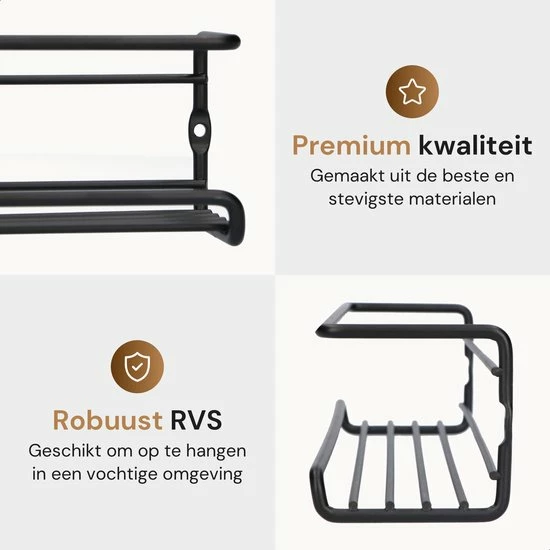Comforder Kruidenrek Ophangbaar - Kruiden Organizer - 4 Kruidenrekken - Voor 24 Kruidenpotjes - Zwart 5 Comforder Kruidenrek Ophangbaar - Kruiden Organizer - 4 Kruidenrekken - Voor 24 Kruidenpotjes - Zwart - Afbeelding 5