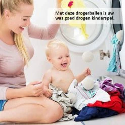 Droger Ballen Wol - Wasdroger Herbruikbare Wollen Droger Ballen - Droogballen Voor Snellere Droogtijd- Set 6 Stuks - Swilix 15 Droger Ballen Wol - Wasdroger Herbruikbare Wollen Droger Ballen - Droogballen Voor Snellere Droogtijd- Set 6 Stuks - Swilix -SolisVac Plus Shop 550x550 136