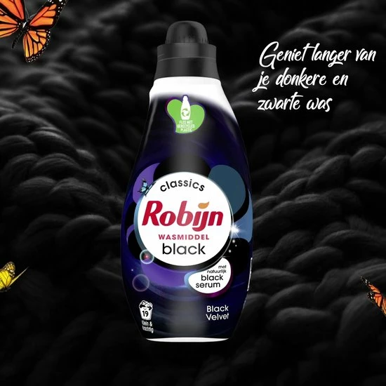 Robijn Klein & Krachtig Classics Black Velvet Vloeibaar Wasmiddel - 8 X 19 Wasbeurten - Voordeelverpakking 2 Robijn Klein & Krachtig Classics Black Velvet Vloeibaar Wasmiddel - 8 X 19 Wasbeurten - Voordeelverpakking - Afbeelding 2