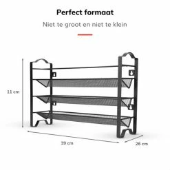 Deleca Kruidenrek Organizer Met 24 Kruidenpotjes - Vierkant - Strooideksel & Labels - Ophangbaar Of Staand - Industrieel / Zwart -SolisVac Plus Shop 550x550 1424