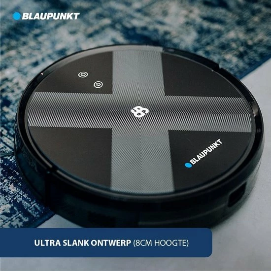Blaupunkt Bluebot XVAC BPK-VCBB1XVB – Robotstofzuiger Met Optie Tot Dweilfunctie – Slimme Gyro Navigatie 6 Blaupunkt Bluebot XVAC BPK-VCBB1XVB – Robotstofzuiger Met Optie Tot Dweilfunctie – Slimme Gyro Navigatie - Afbeelding 6