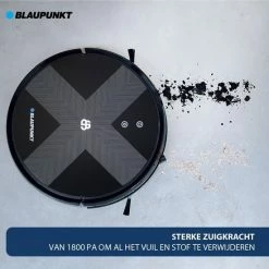 Blaupunkt Bluebot XVAC BPK-VCBB1XVB – Robotstofzuiger Met Optie Tot Dweilfunctie – Slimme Gyro Navigatie 27 Blaupunkt Bluebot XVAC BPK-VCBB1XVB – Robotstofzuiger Met Optie Tot Dweilfunctie – Slimme Gyro Navigatie -SolisVac Plus Shop 550x550 1513