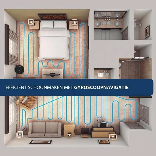 Blaupunkt Bluebot XVAC BPK-VCBB1XVB – Robotstofzuiger Met Optie Tot Dweilfunctie – Slimme Gyro Navigatie 12 Blaupunkt Bluebot XVAC BPK-VCBB1XVB – Robotstofzuiger Met Optie Tot Dweilfunctie – Slimme Gyro Navigatie - Afbeelding 12