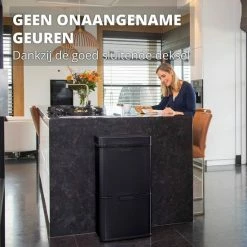 Homra Nexo Afvalscheiding Sensor Prullenbak Zwart 72 Liter - 3 Vakken - 2x12L+48L - Infrarood Sensor - Design Trio Afvalemmer - Afvalscheidingsprullenbak - Keuken Afvalemmer - Recycle Afvalbak - Hygiënisch - Kantoor Vuilbak - Elektrisch - Vuilnisbak 22 Homra Nexo Afvalscheiding Sensor Prullenbak Zwart 72 Liter - 3 Vakken - 2x12L+48L - Infrarood Sensor - Design Trio Afvalemmer - Afvalscheidingsprullenbak - Keuken Afvalemmer - Recycle Afvalbak - Hygiënisch - Kantoor Vuilbak - Elektrisch - Vuilnisbak -SolisVac Plus Shop 550x550 153