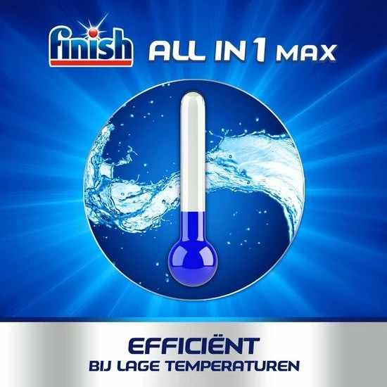 Finish All In 1 Max Ontvetter Vaatwastabletten - 170 Tabs - Voordeelverpakking 3 Finish All In 1 Max Ontvetter Vaatwastabletten - 170 Tabs - Voordeelverpakking - Afbeelding 3