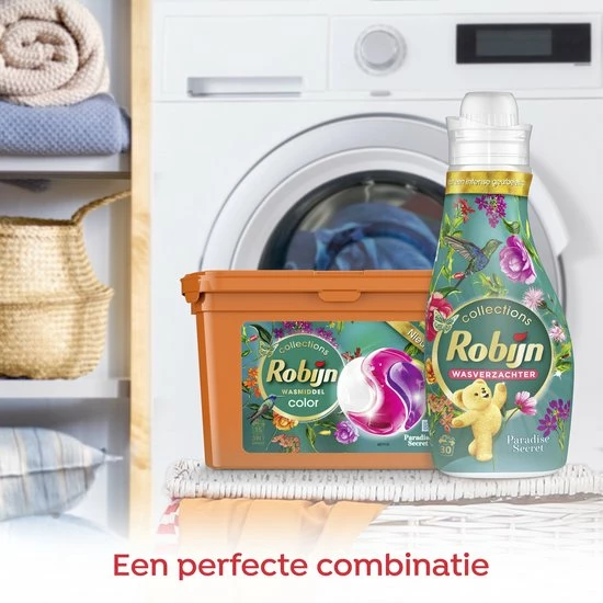 Robijn Paradise Secret 3 In 1 Wascapsules - 4 X 15 Wasbeurten - Voordeelverpakking 7 Robijn Paradise Secret 3 In 1 Wascapsules - 4 X 15 Wasbeurten - Voordeelverpakking - Afbeelding 7
