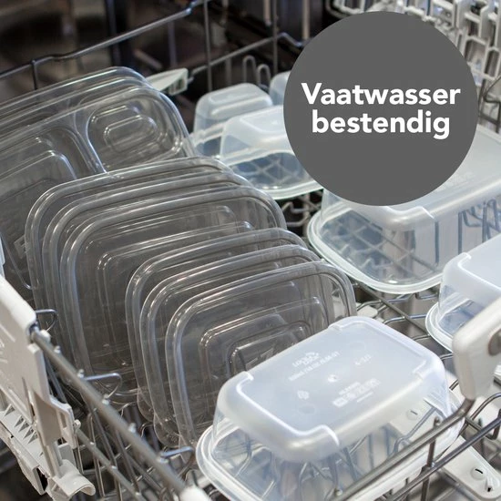 Lock&Lock Meal Prep Bakjes - Diepvriesbakjes - Vershoudbakjes Set Met Deksel - Magnetron Bakjes - Met 3 Compartimenten - Stevig En Herbruikbaar - BPA Vrij - Set Van 6 Stuks - 965ml 5 Lock&Lock Meal Prep Bakjes - Diepvriesbakjes - Vershoudbakjes Set Met Deksel - Magnetron Bakjes - Met 3 Compartimenten - Stevig En Herbruikbaar - BPA Vrij - Set Van 6 Stuks - 965ml - Afbeelding 5