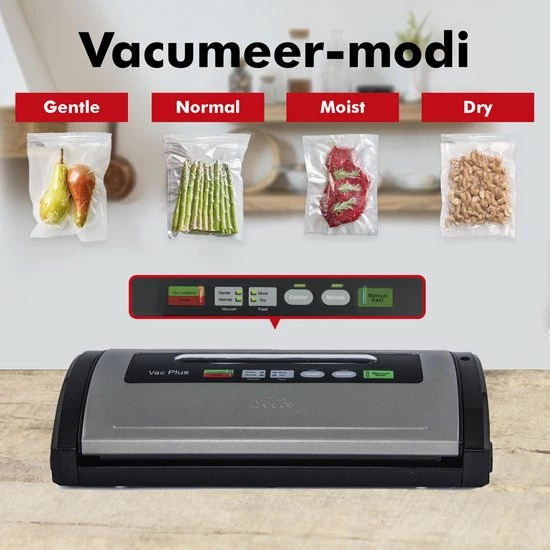 Solis Vac Plus 571 Vacumeermachine - Vacuümmachine Met Marineerfunctie - Vacuüm Sealer Met Ingebouwde Foliesnijder 17 Solis Vac Plus 571 Vacumeermachine - Vacuümmachine Met Marineerfunctie - Vacuüm Sealer Met Ingebouwde Foliesnijder - Afbeelding 17