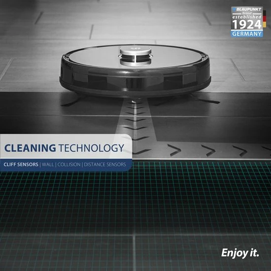 Blaupunkt Bluebot XTREME BPK-VCBB1XTE - Robotstofzuiger Met Dweilfunctie - Laser Navigatie - 3000Pa 11 Blaupunkt Bluebot XTREME BPK-VCBB1XTE - Robotstofzuiger Met Dweilfunctie - Laser Navigatie - 3000Pa - Afbeelding 11