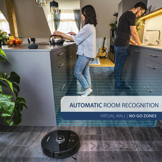 Blaupunkt Bluebot XTREME BPK-VCBB1XTE - Robotstofzuiger Met Dweilfunctie - Laser Navigatie - 3000Pa 15 Blaupunkt Bluebot XTREME BPK-VCBB1XTE - Robotstofzuiger Met Dweilfunctie - Laser Navigatie - 3000Pa - Afbeelding 15