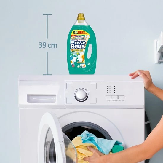 Frisse Reus Lotus Amandel Gel Vloeibaar Wasmiddel - Witte Was - Voordeelverpakking - 100 Wasbeurten 9 Frisse Reus Lotus Amandel Gel Vloeibaar Wasmiddel - Witte Was - Voordeelverpakking - 100 Wasbeurten - Afbeelding 9