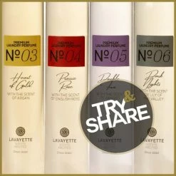 Lavayette Premium Wasparfum / Proefpakket 9x25ml / Geurbooster -SolisVac Plus Shop 550x550 391
