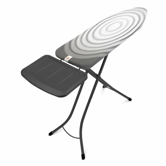 Brabantia Strijkplank B - Met Stoomunithouder - 124x38 Cm - Titan Oval 5 Brabantia Strijkplank B - Met Stoomunithouder - 124x38 Cm - Titan Oval - Afbeelding 5