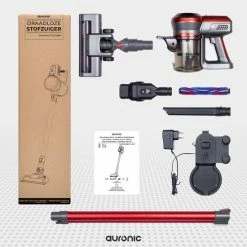 Auronic Steelstofzuiger - Draadloos - 4-in-1 - Op Batterij - 160W - Rood/Grijs 15 Auronic Steelstofzuiger - Draadloos - 4-in-1 - Op Batterij - 160W - Rood/Grijs -SolisVac Plus Shop 550x550 454
