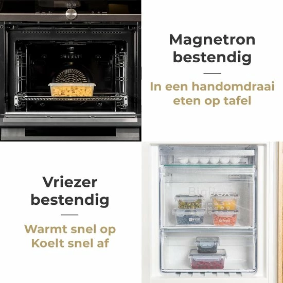Vershoudbakjes - Meal Prep Bakjes - Lunchbox - Diepvriesbakjes - Vershouddoos - Vershoudbakjes Set - Plastic Bakjes - Voedselcontainer - Magnetron Bakjes Met Deksel - 16 Stuks - BPA Vrij - Stosh 3 Vershoudbakjes - Meal Prep Bakjes - Lunchbox - Diepvriesbakjes - Vershouddoos - Vershoudbakjes Set - Plastic Bakjes - Voedselcontainer - Magnetron Bakjes Met Deksel - 16 Stuks - BPA Vrij - Stosh - Afbeelding 3