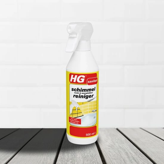HG Schimmelreiniger - 500ml - De NR 1 Schimmelverwijderaar - Vernietigt De Hardnekkigste Schimmel - Geschikt Voor De Badkamer, Tegel-, Siliconenvoegen, Stucwerk 1 HG Schimmelreiniger - 500ml - De NR 1 Schimmelverwijderaar - Vernietigt De Hardnekkigste Schimmel - Geschikt Voor De Badkamer, Tegel-, Siliconenvoegen, Stucwerk