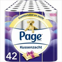 Page Toiletpapier - 42 Rollen - Kussenzacht Wc Papier (3-laags) - Voordeelverpakking -SolisVac Plus Shop 550x550 488