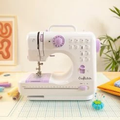 Crafts & Co. Crafts & Co Naaimachine - Ideaal Voor Beginners - 12 Ingebouwde Steken 17 Crafts & Co. Crafts & Co Naaimachine - Ideaal Voor Beginners - 12 Ingebouwde Steken -SolisVac Plus Shop 550x550 505