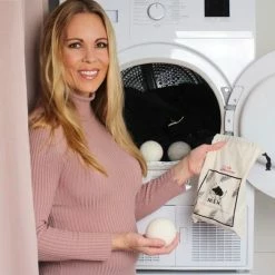 Good Lifehacks Goodlifehacks Originele XL 6 Stuks Drogerballen Met Geurolie - Wasbollen - Wasverzachter - Zero Waste Dryerballs - Duurzaam - Herbruikbare Droogballen - Wit & Grijs - Met GRATIS Essentiële Geurolie -SolisVac Plus Shop 550x550 515