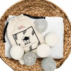 Good Lifehacks Goodlifehacks Originele XL 6 Stuks Drogerballen Met Geurolie - Wasbollen - Wasverzachter - Zero Waste Dryerballs - Duurzaam - Herbruikbare Droogballen - Wit & Grijs - Met GRATIS Essentiële Geurolie -SolisVac Plus Shop 550x550 517