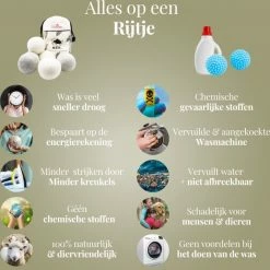 Good Lifehacks Goodlifehacks Originele XL 6 Stuks Drogerballen Met Geurolie - Wasbollen - Wasverzachter - Zero Waste Dryerballs - Duurzaam - Herbruikbare Droogballen - Wit & Grijs - Met GRATIS Essentiële Geurolie -SolisVac Plus Shop 550x550 518