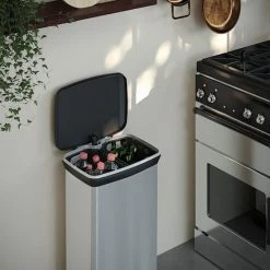 Curver Deco Bin Duo Prullenbak - Rechthoekig - 23L + 23L - Zilver Metallic 33 Curver Deco Bin Duo Prullenbak - Rechthoekig - 23L + 23L - Zilver Metallic -SolisVac Plus Shop 550x550 533