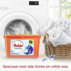 Robijn Stralend Wit 3 In 1 Wascapsules Speciaal Voor De Witte Was - 40 Wasbeurten Kwartaalbox -SolisVac Plus Shop 550x550 570
