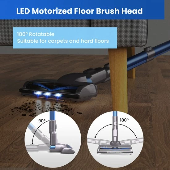 Greenote GSC50 Steelstofzuiger Draadloos - 23KPA - 200W - 4 In 1 - Dubbele Digitale Motor - Black Friday 2022 3 Greenote GSC50 Steelstofzuiger Draadloos - 23KPA - 200W - 4 In 1 - Dubbele Digitale Motor - Black Friday 2022 - Afbeelding 3