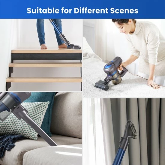 Greenote GSC50 Steelstofzuiger Draadloos - 23KPA - 200W - 4 In 1 - Dubbele Digitale Motor - Black Friday 2022 8 Greenote GSC50 Steelstofzuiger Draadloos - 23KPA - 200W - 4 In 1 - Dubbele Digitale Motor - Black Friday 2022 - Afbeelding 8