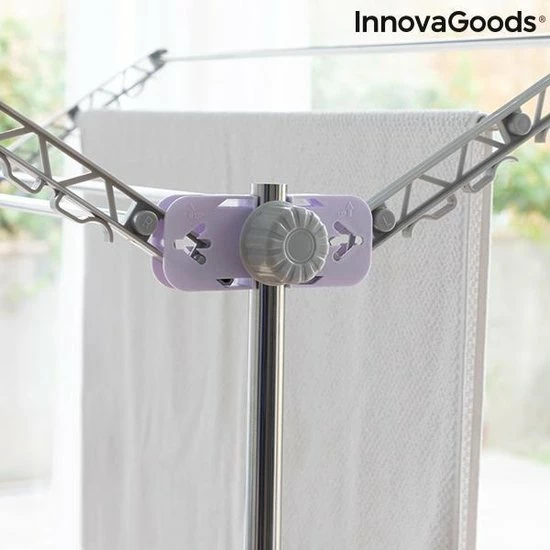 Innovagoods Droogrek - Elektrische Droogrek - Wasrek - Opvouwbaar Droogrek - Natuurlijke Luchtstroom - Drying Rack 4 Innovagoods Droogrek - Elektrische Droogrek - Wasrek - Opvouwbaar Droogrek - Natuurlijke Luchtstroom - Drying Rack - Afbeelding 4