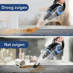 MooSoo Kruimeldief Snoerloos - Handstofzuiger - Kruimelzuiger - Nat & Droog - Sterke Zuigkracht - 8500PA - Longlife Filter - Black Friday -SolisVac Plus Shop 550x550 622