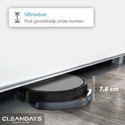CleanDays Robotstofzuiger Met Dweilfunctie - Dweilrobot - Robot Stofzuiger - Stofzuiger Robot - Incl. Nederlandse Instructievideo -SolisVac Plus Shop 550x550 652