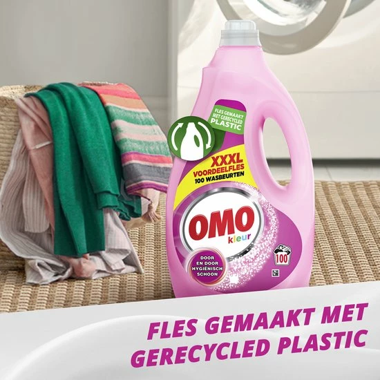 Omo Vloeibaar Wasmiddel Kleur - 100 Wasbeurten - Grootverpakking 9 Omo Vloeibaar Wasmiddel Kleur - 100 Wasbeurten - Grootverpakking - Afbeelding 9