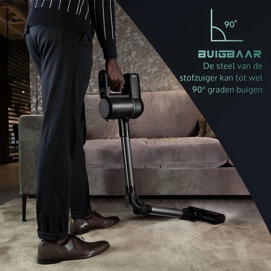 JAP Appliances JAP Cyclone C3 - 4in1 Steelstofzuiger - Met Dweilfunctie - Anti-allergie - Snoerloos - Stofzuiger Zonder Zak 10 JAP Appliances JAP Cyclone C3 - 4in1 Steelstofzuiger - Met Dweilfunctie - Anti-allergie - Snoerloos - Stofzuiger Zonder Zak - Afbeelding 10