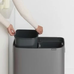 Brabantia Bo Touch Bin Prullenbak - 2 X 30 L - Platinum 33 Brabantia Bo Touch Bin Prullenbak - 2 X 30 L - Platinum -SolisVac Plus Shop 550x550 723